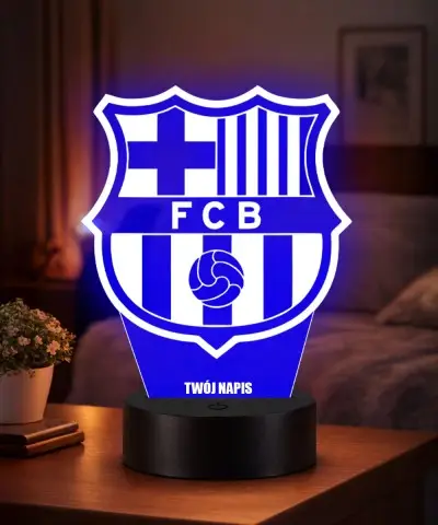 Lampka LED 3D Plexido FC Barcelona | Plexido.pl