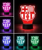 Lampka LED 3D Plexido FC Barcelona