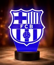 Lampka LED 3D Plexido FC Barcelona