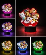 copy of 3D-LED-Lampe Plexido mit UV-Druck Paw Patrol Chase