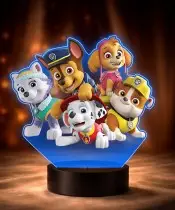 copy of 3D-LED-Lampe Plexido mit UV-Druck Paw Patrol Chase