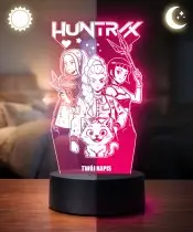 K-pop Demon Hunters Rumi Mira Zoey 3D LED Lamp