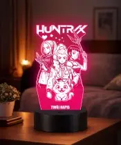 K-Pop Dämonenjäger Rumi Mira Zoey 3D-LED-Lampe