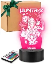 K-pop Demon Hunters Rumi Mira Zoey 3D LED Lamp