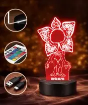 Lampka LED 3D Plexido Demogorgon Stranger Things