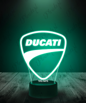 Lampka LED 3D Plexido Ducati Logo - 2