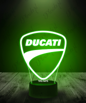 Lampka LED 3D Plexido Ducati Logo - 3