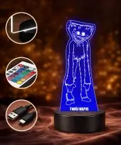 Lampka LED 3D Plexido Huggy Wuggy Przytul Mnie