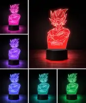 3D Plexido Dragon Ball Son Goku LED Lamp