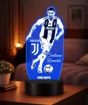 3D Plexido LED Lamp Cristiano Ronaldo