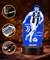 Lampka LED 3D Plexido Cristiano Ronaldo