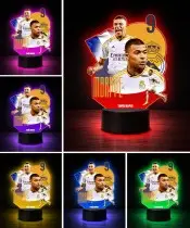 copy of 3D-LED-Nachtlicht Cristiano Ronaldo Portugal mit Namensgeschenk