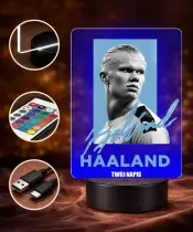 3D LED Night Light Cristiano Ronaldo Portugal with Name Gift