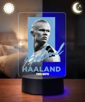 3D-LED-Nachtlicht Cristiano Ronaldo Portugal mit Namensgeschenk