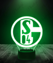 Lampka LED 3D Plexido Fc Shalke - 2