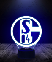 Lampka LED 3D Plexido Fc Shalke - 3