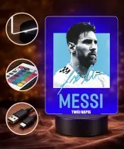 copy of 3D LED Night Light Cristiano Ronaldo Football Autograph with Name