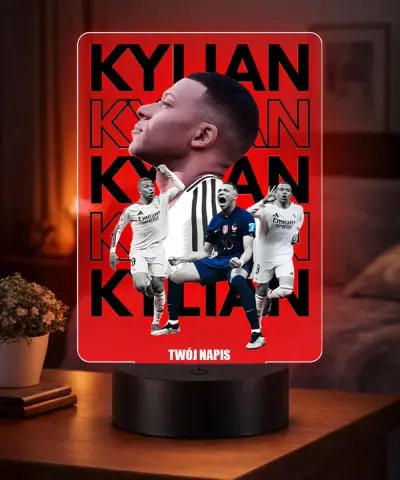 Kylian Mbappe 3D LED Night...