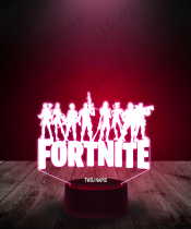 Lampka LED 3D Plexido Fortnite Postacie - 2