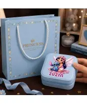 Personalisierter Lilo & Stitch Charm-Armband-Maker mit Namen + Stitch-Box