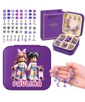 Personalized Roblox Charm Bracelet Maker Kit with Name + Box