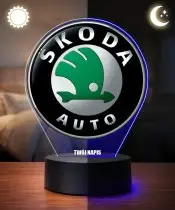 copy of 3D-Lamborghini-Logo-LED-Lampe, personalisiert mit Name und Inschrift, RGB-Fernbedienung, Geschenk