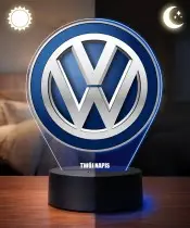 3D-Lamborghini-Logo-LED-Lampe, personalisiert mit Name und Inschrift, RGB-Fernbedienung, Geschenk