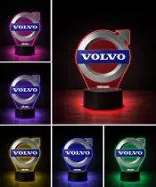 3D-Lamborghini-Logo-LED-Lampe, personalisiert mit Name und Inschrift, RGB-Fernbedienung, Geschenk