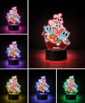 copy of Die Eiskönigin Elsa Anna LED 3D Lampe mit personalisiertem Namen – Geschenk für Mädchen