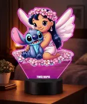 Die Eiskönigin Elsa Anna LED 3D Lampe mit personalisiertem Namen – Geschenk für Mädchen