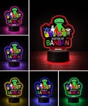 Die Eiskönigin Elsa Anna LED 3D Lampe mit personalisiertem Namen – Geschenk für Mädchen