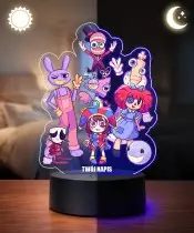 Die Eiskönigin Elsa Anna LED 3D Lampe mit personalisiertem Namen – Geschenk für Mädchen