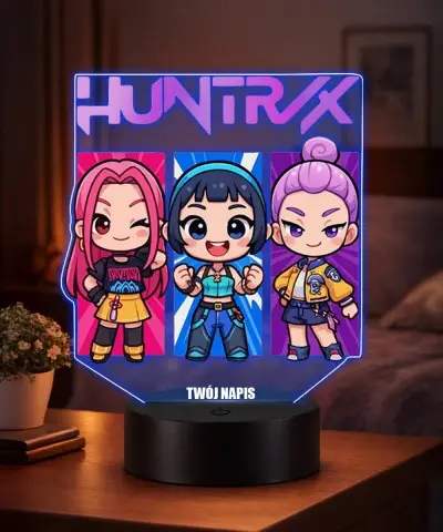 Lampka Huntrix Chibi LED 3D...