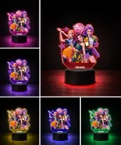 Frozen Elsa Anna LED 3D Lamp Personalized Name Gift for a Girl