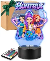 Die Eiskönigin Elsa Anna LED 3D Lampe mit personalisiertem Namen – Geschenk für Mädchen