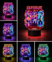 Frozen Elsa Anna LED 3D Lamp Personalized Name Gift for a Girl