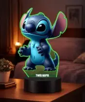 copy of Die Eiskönigin Elsa Anna LED 3D Lampe mit personalisiertem Namen – Geschenk für Mädchen