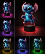 copy of Die Eiskönigin Elsa Anna LED 3D Lampe mit personalisiertem Namen – Geschenk für Mädchen