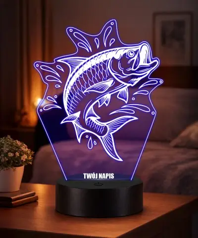 Lampka Nocna LED 3D Ryba...