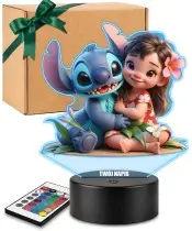 copy of Die Eiskönigin Elsa Anna LED 3D Lampe mit personalisiertem Namen – Geschenk für Mädchen