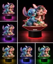 copy of Frozen Elsa Anna LED 3D Lamp Personalized Name Gift for a Girl