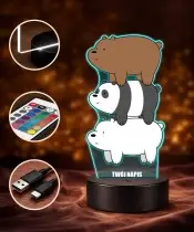 copy of Die Eiskönigin Elsa Anna LED 3D Lampe mit personalisiertem Namen – Geschenk für Mädchen