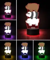 copy of Die Eiskönigin Elsa Anna LED 3D Lampe mit personalisiertem Namen – Geschenk für Mädchen