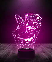 lampka_led_3d_plexido_spongebob_i_patryk