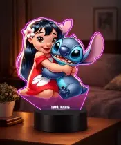 copy of Die Eiskönigin Elsa Anna LED 3D Lampe mit personalisiertem Namen – Geschenk für Mädchen