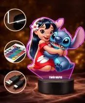 copy of Die Eiskönigin Elsa Anna LED 3D Lampe mit personalisiertem Namen – Geschenk für Mädchen
