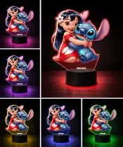 copy of Die Eiskönigin Elsa Anna LED 3D Lampe mit personalisiertem Namen – Geschenk für Mädchen
