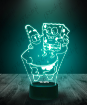 lampka_led_3d_plexido_spongebob_i_patryk