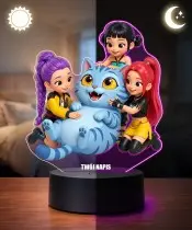copy of Die Eiskönigin Elsa Anna LED 3D Lampe mit personalisiertem Namen – Geschenk für Mädchen