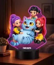 copy of Frozen Elsa Anna LED 3D Lamp Personalized Name Gift for a Girl